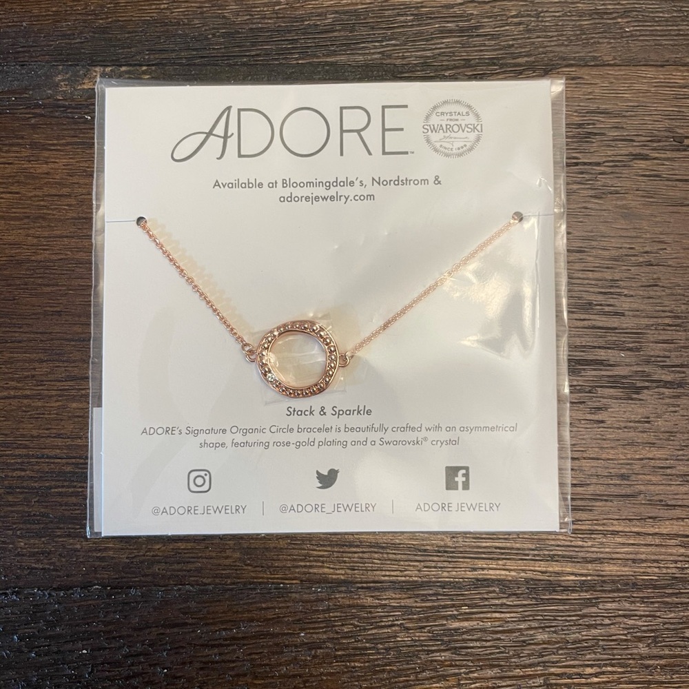 Adore‎ by Swarovski - Organic Circle Bracelet